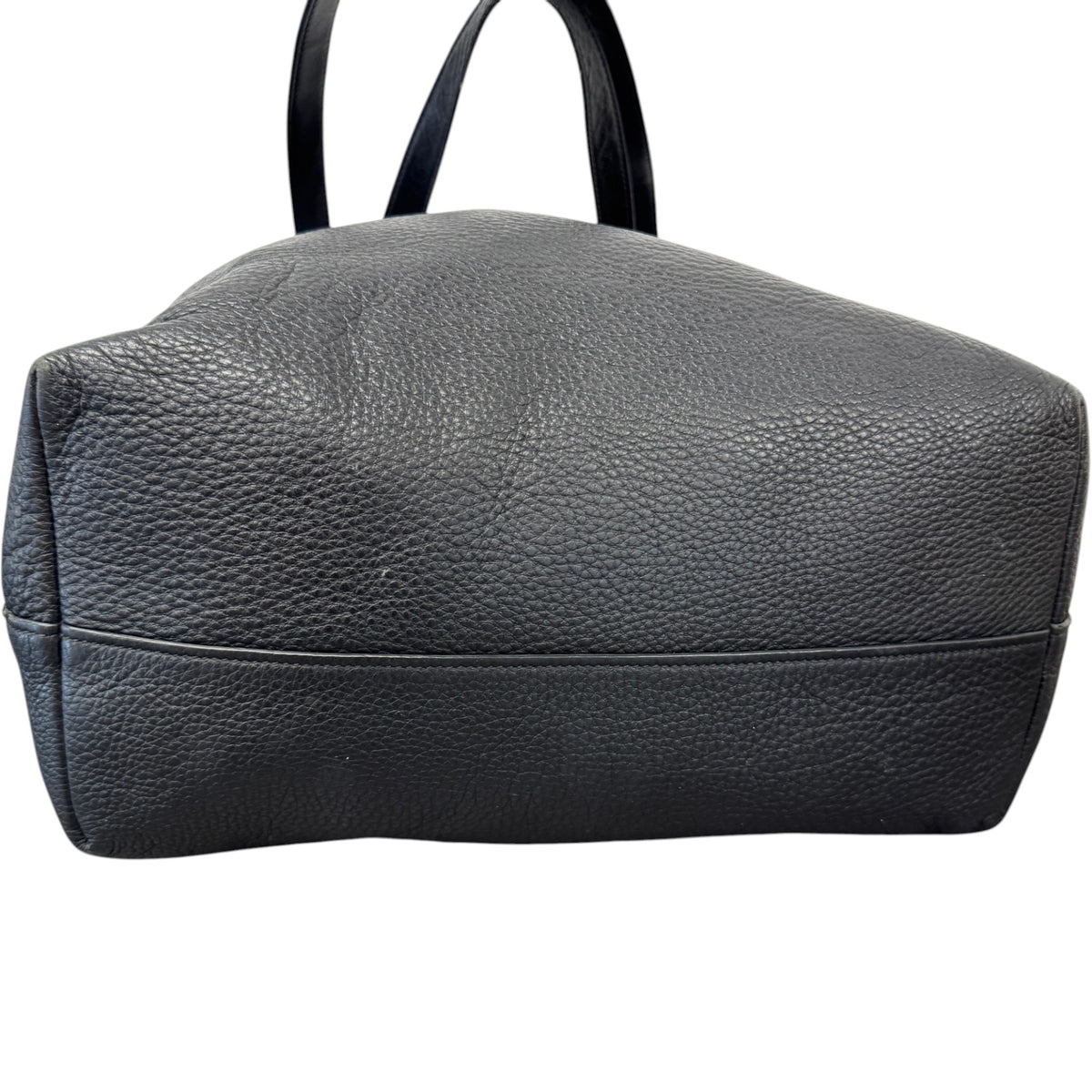 Women's Vitello Daino Tote Handbag Black - Photo 10