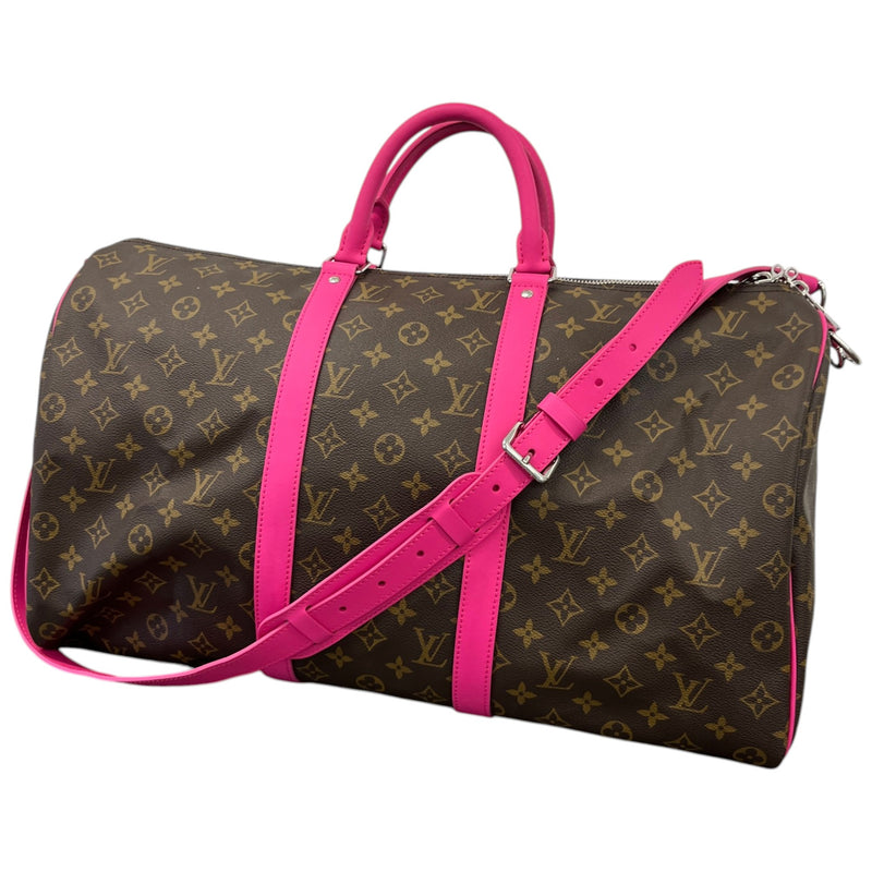 Women's Monogram Keepall 50 Travel Bag Brown