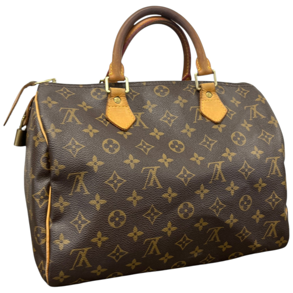 Women's Monogram Speedy 30 Handbag Brown - Photo 4