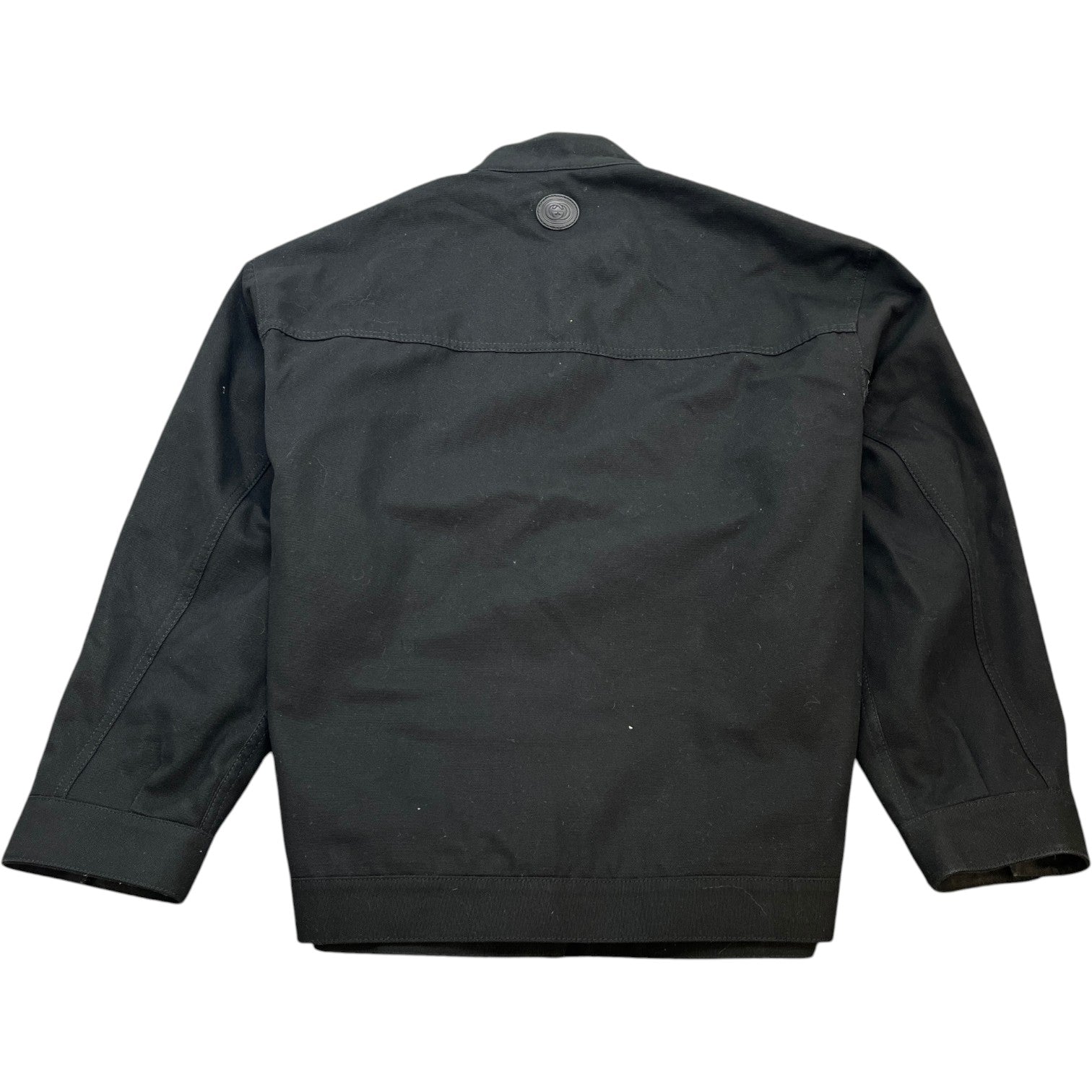 Men's Logo Patch Biker Jacket Black Size IT 44 / XS - Photo 2
