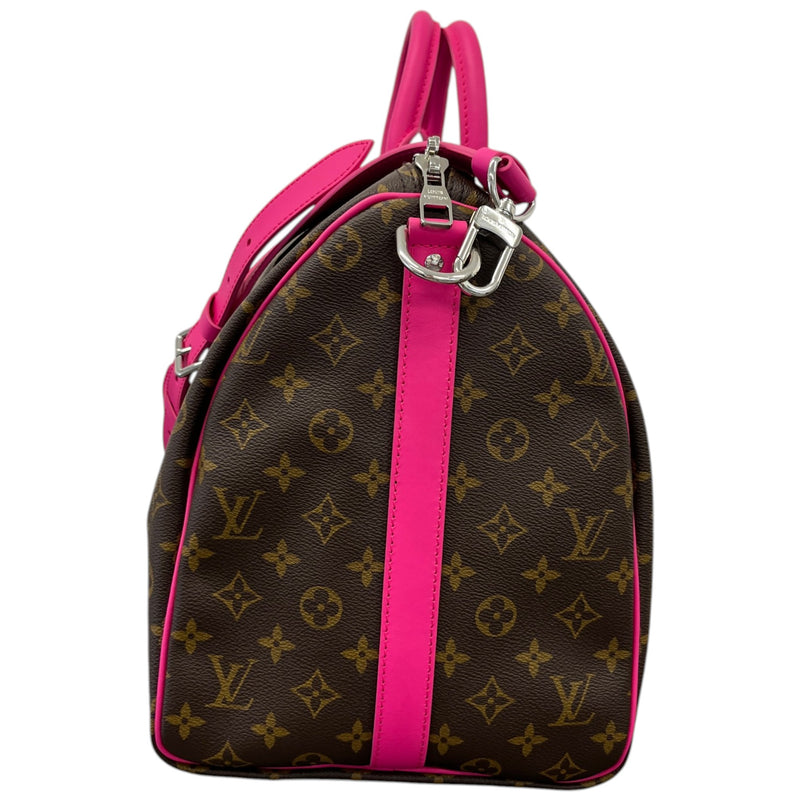 Women's Monogram Keepall 50 Travel Bag Brown