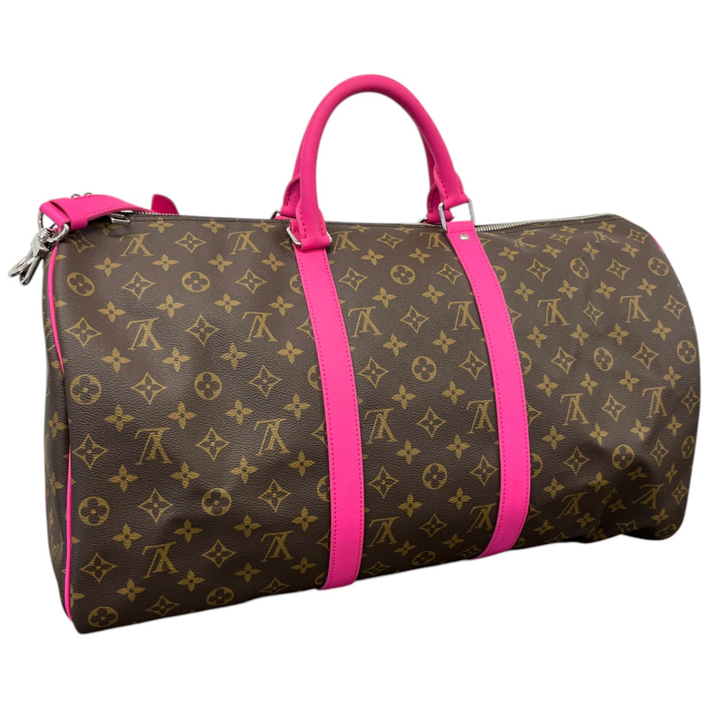 Women's Monogram Keepall 50 Travel Bag Brown