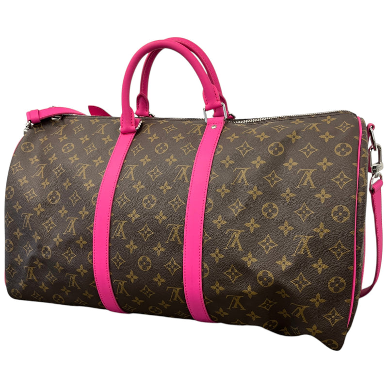 Women's Monogram Keepall 50 Travel Bag Brown