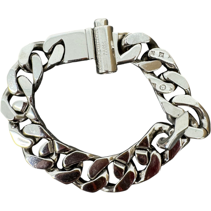 Men's Chain Links Bracelet Silver