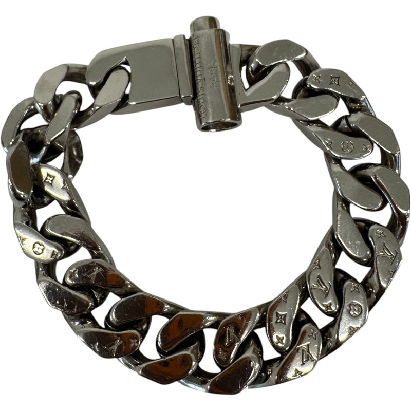 Men's Chain Links Bracelet Silver