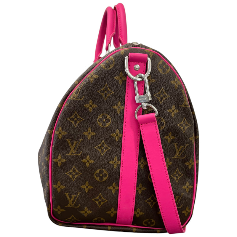 Women's Monogram Keepall 50 Travel Bag Brown