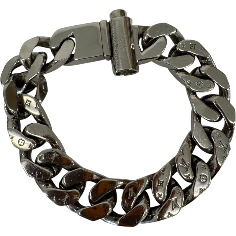 Men's Chain Links Bracelet Silver