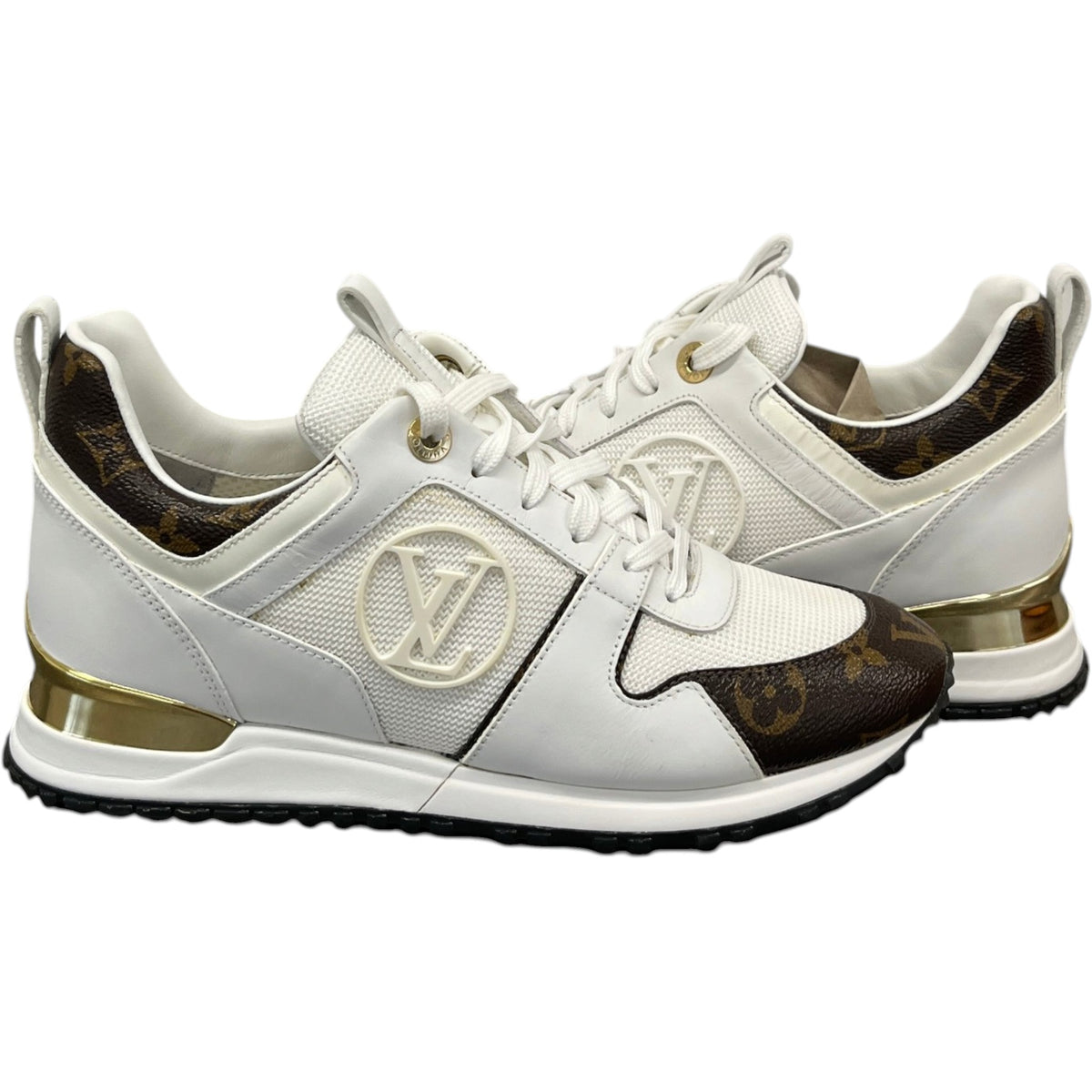 Women's Monogram Run Away Low Trainers White Size UK 4 / EU 37 - Photo 2