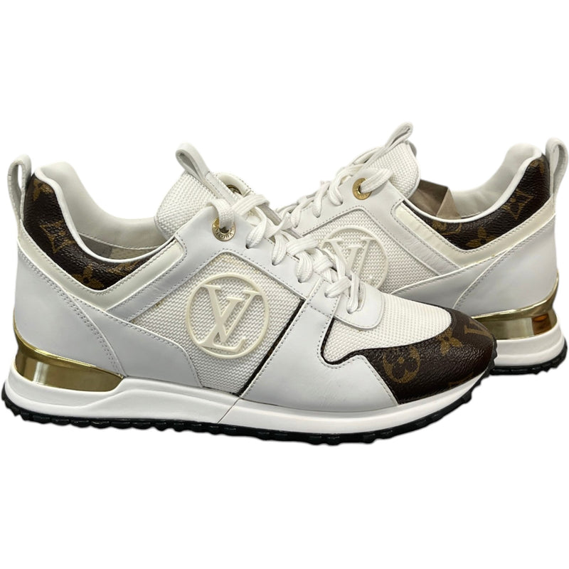 Women's Monogram Run Away Low Trainers White Size UK 4 / EU 37