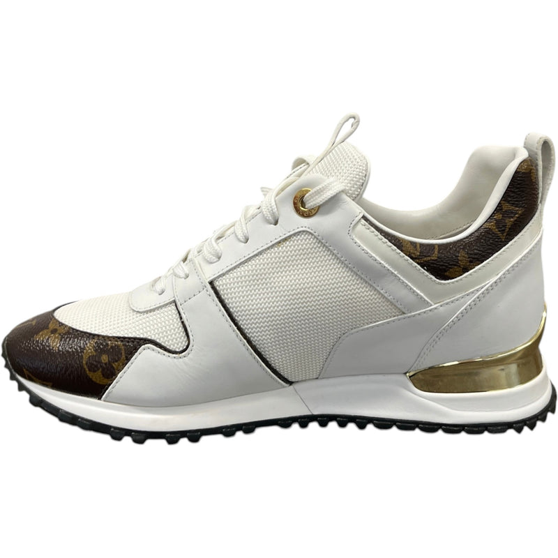 Women's Monogram Run Away Low Trainers White Size UK 4 / EU 37