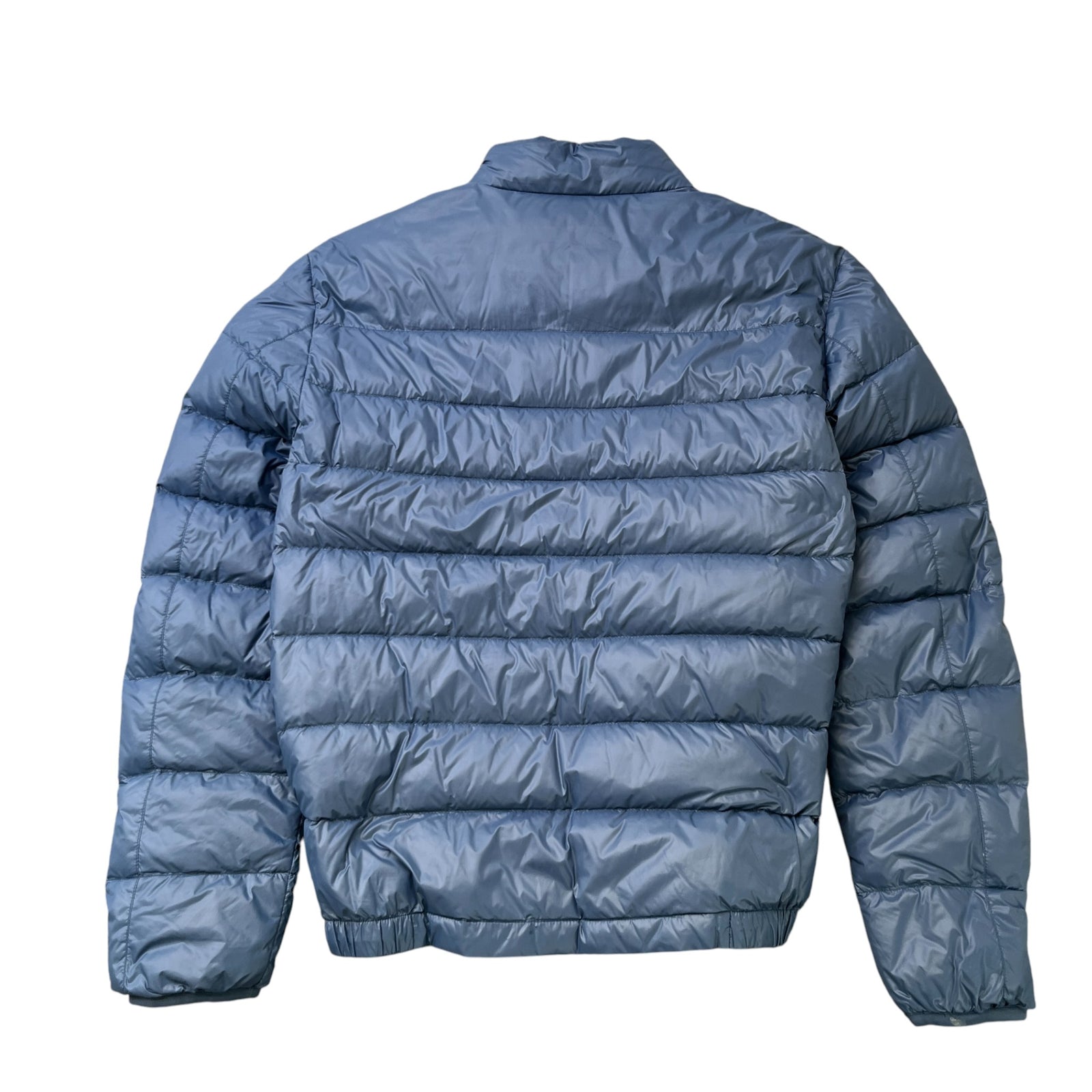 Men's Plaque Logo Down Jacket Blue Size IT 48 / M - Photo 2