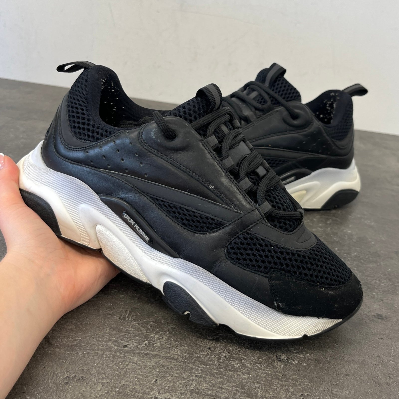 Men's B22 Low Trainers Black Size EU 41 / UK 7 - Photo 12