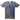 Men's Two-Tone Striped Motif Diag T-Shirt Blue Size L
