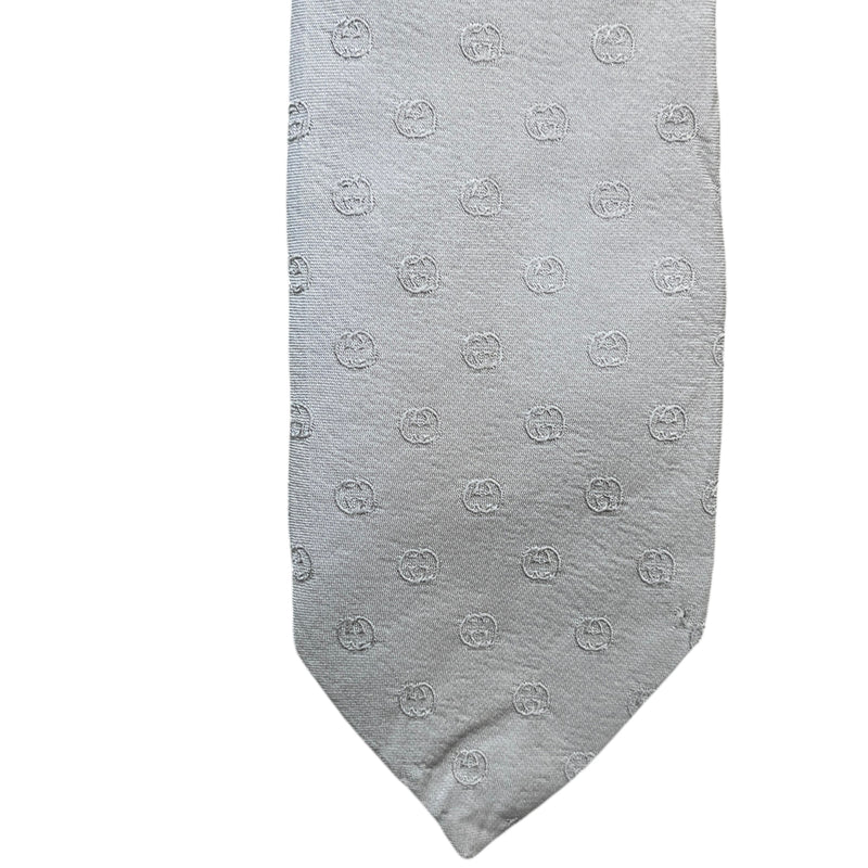 Men's Interlocking G Tie Grey