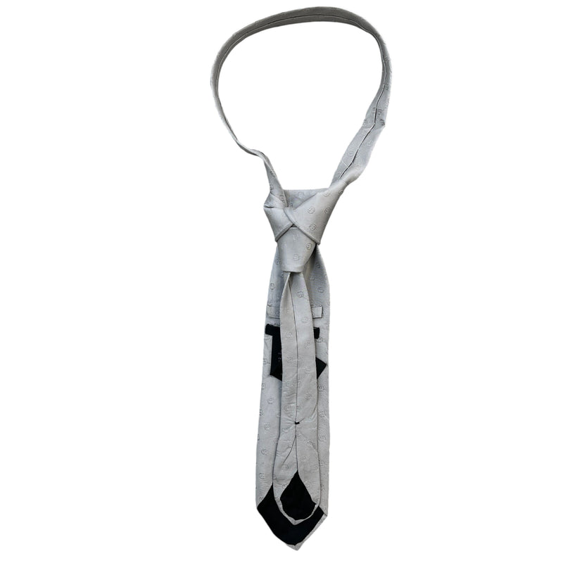 Men's Interlocking G Tie Grey