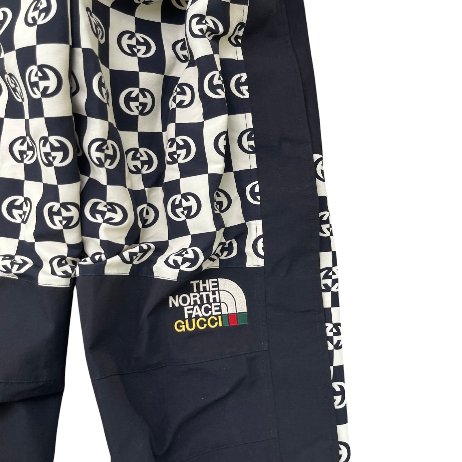 Men's X The North Face Checkered Joggers Black Size M - Photo 5