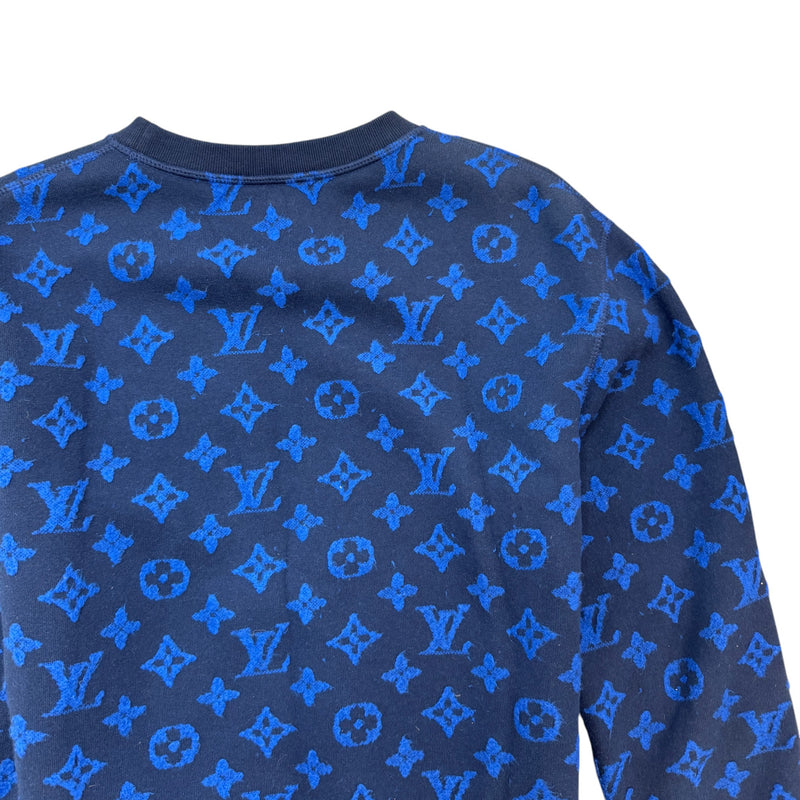 Men's Monogram Jumper Blue Size S