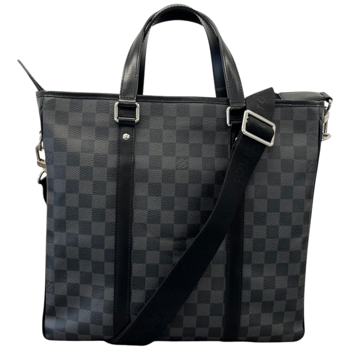 Men's Damier Graphite Tadao Travel Bag Charcoal - Photo 1