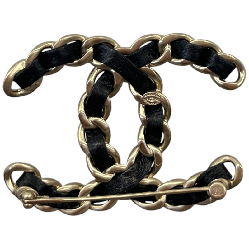 Women's Cc Brooch Black