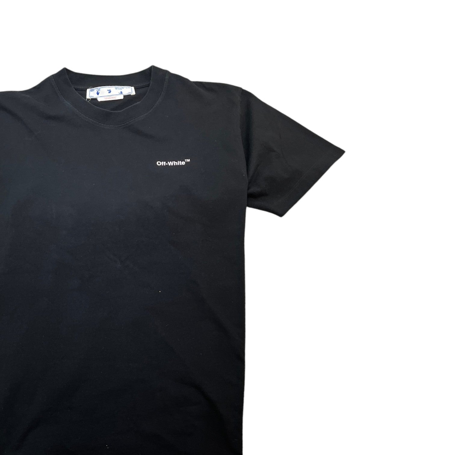 Men's Wave Diagonal T-Shirt Black Size L - Photo 3