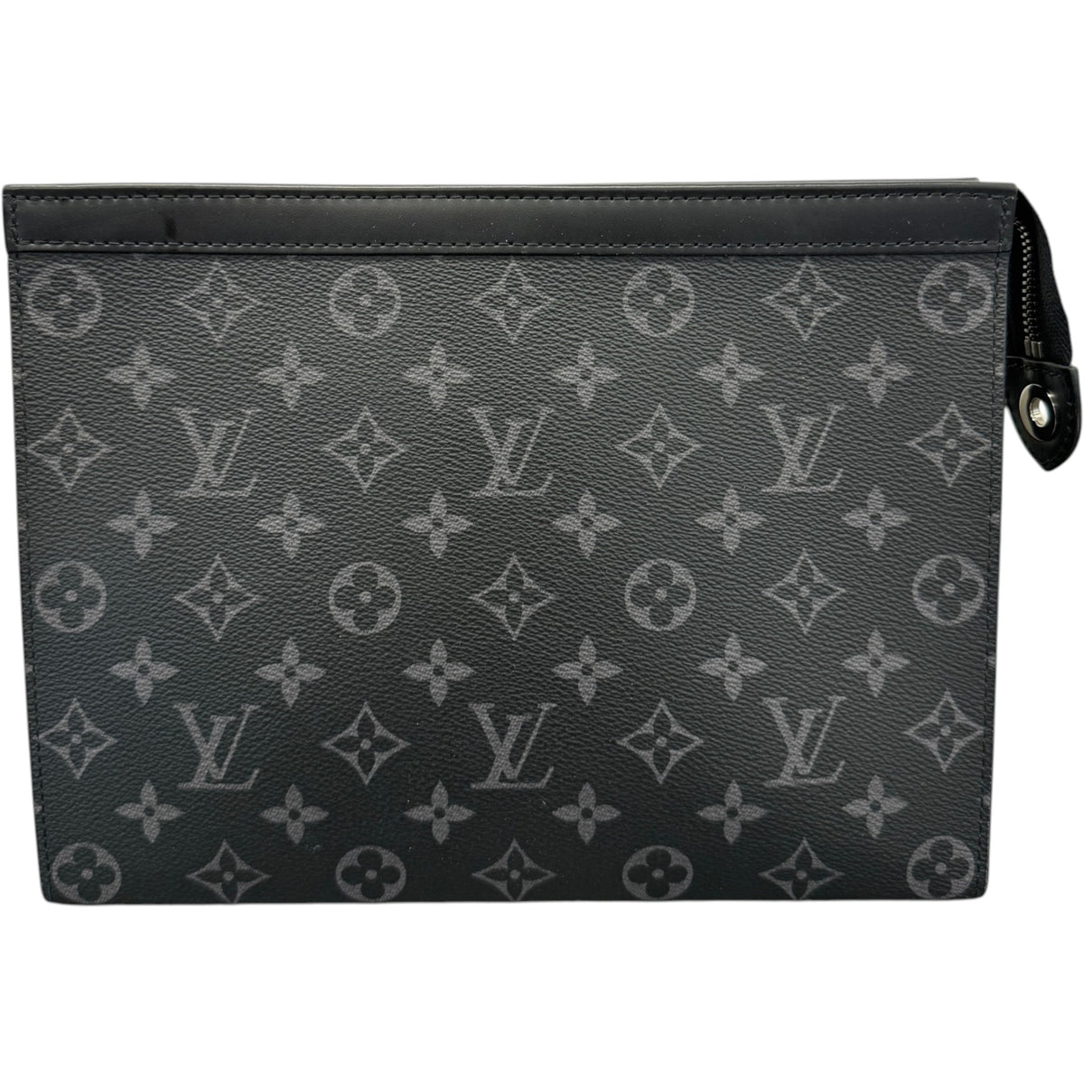 Men's Monogram Gradient Pochette Voyage MM Pouch Black - Photo 1
