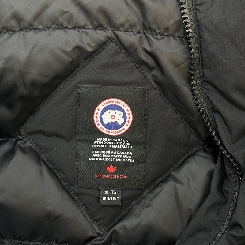 Men's Lodge Hoody Down Jacket Black Size XL