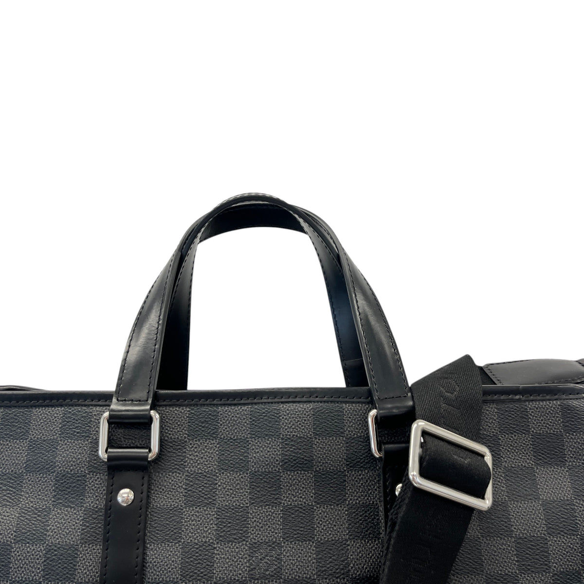 Men's Damier Graphite Tadao Travel Bag Charcoal - Photo 11
