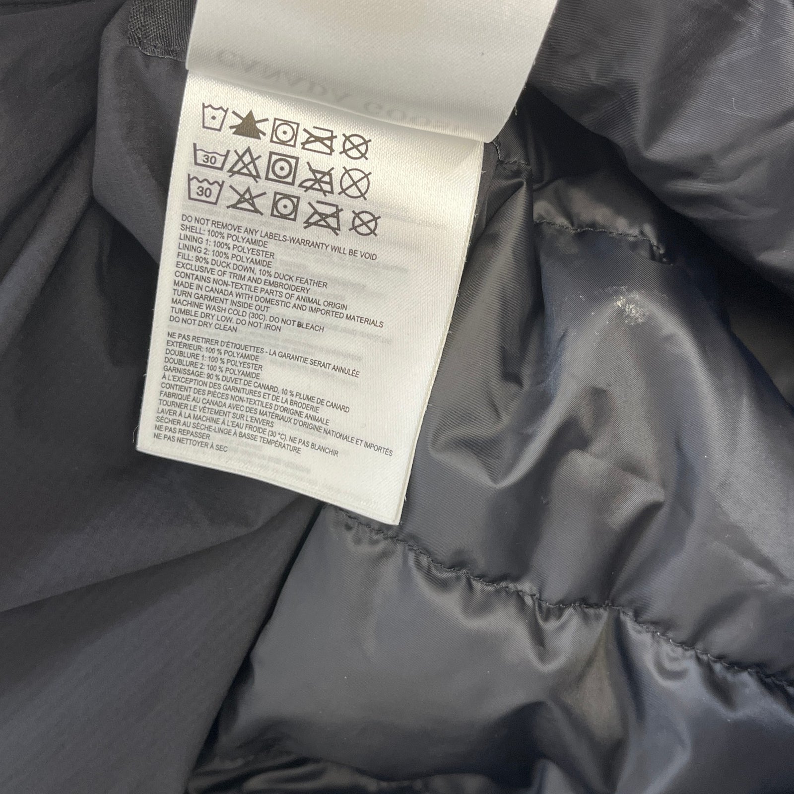 Men's Lodge Hoody Down Jacket Black Size XL - Photo 7