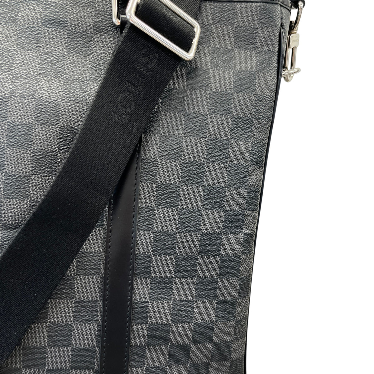 Men's Damier Graphite Tadao Travel Bag Charcoal - Photo 12