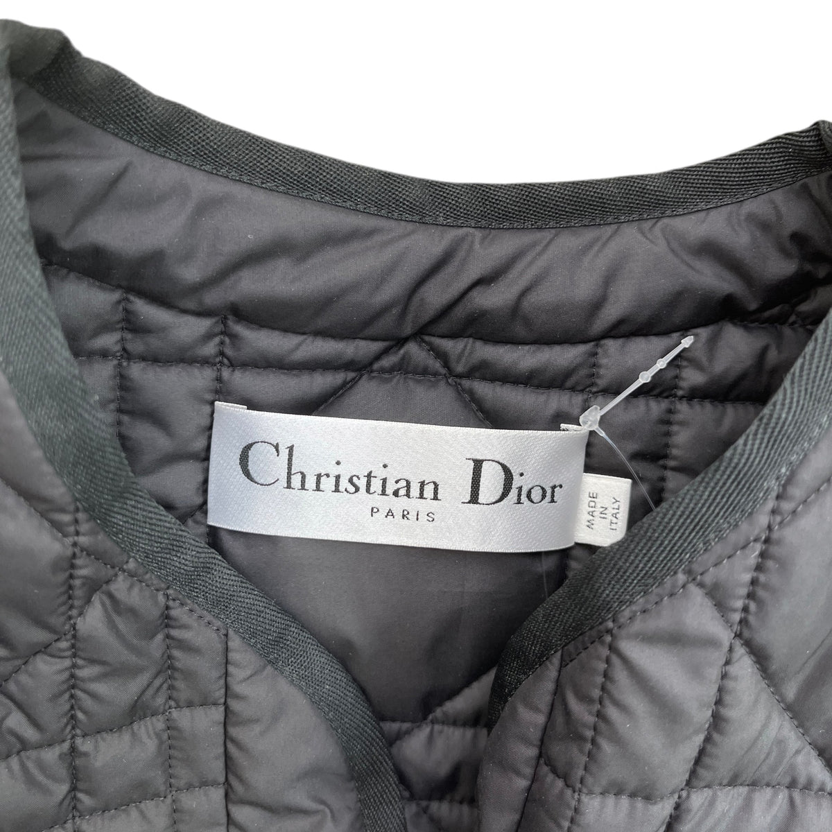 Women's Macrocannage Quilted Cropped Jacket Black Size XS / UK 6 - Photo 9
