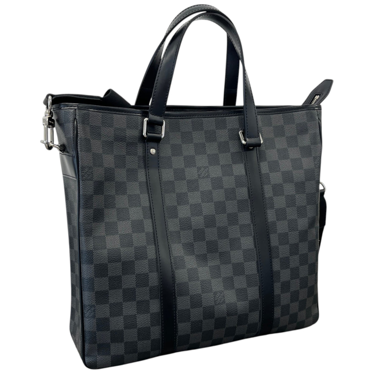 Men's Damier Graphite Tadao Travel Bag Charcoal - Photo 8