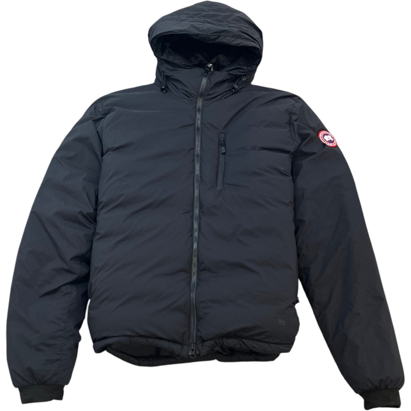 Men's Lodge Hoody Down Jacket Black Size XL - Photo 1