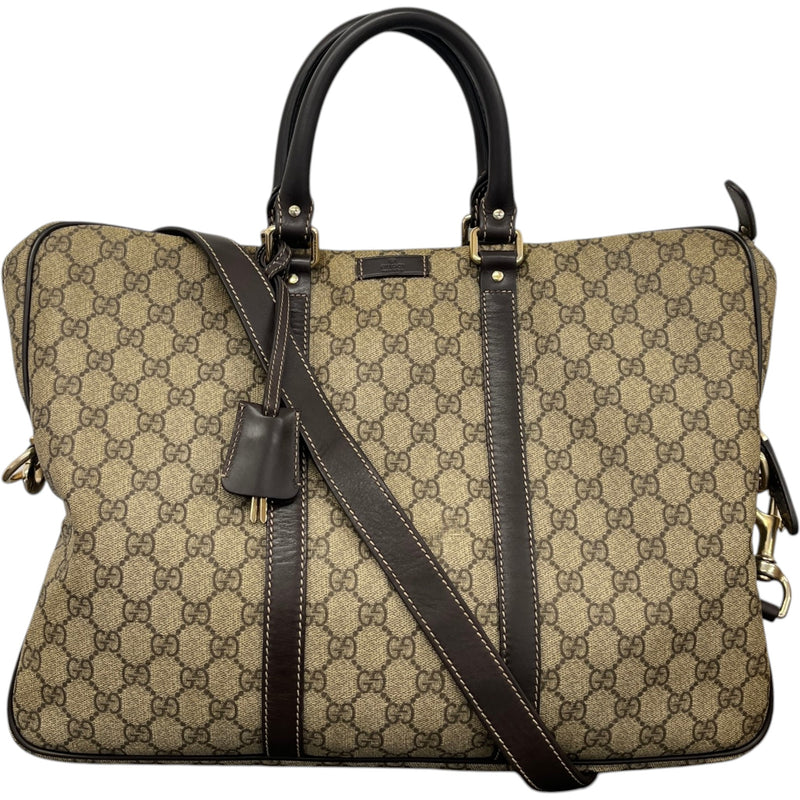 Men's GG Supreme Briefcase Brown