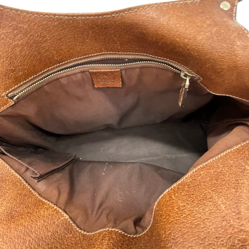 Women's GG Supreme Bamboo Handle Handbag Beige