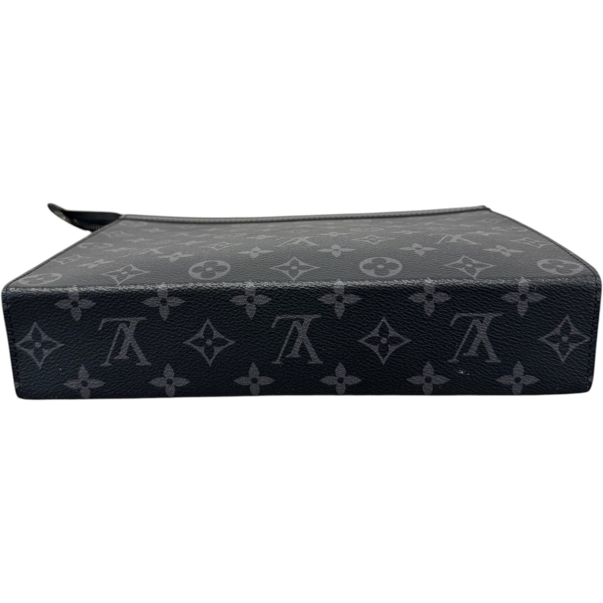 Men's Monogram Gradient Pochette Voyage MM Pouch Black - Photo 7