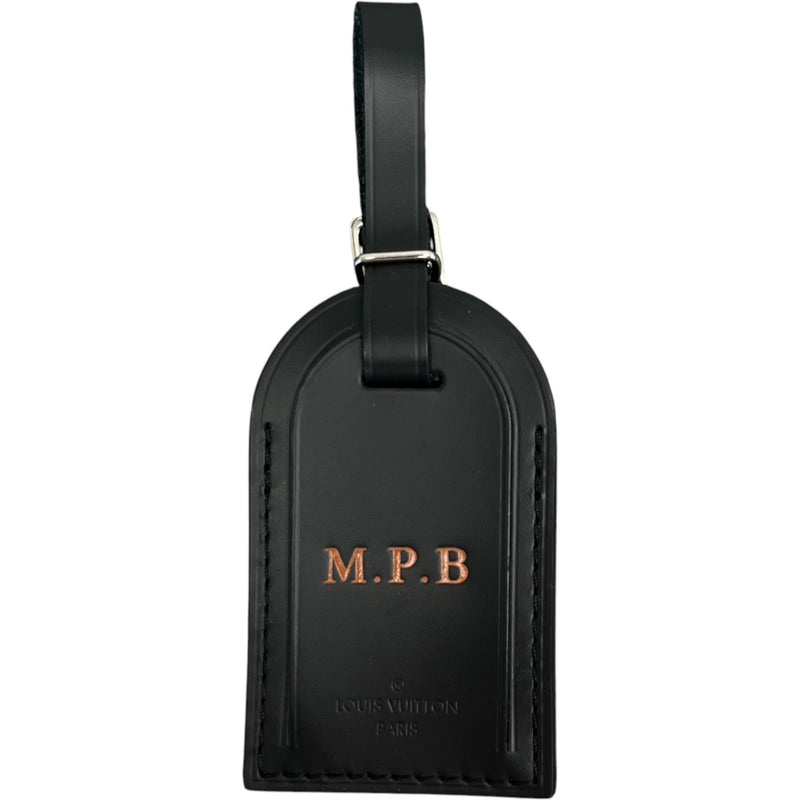 Men's Lv Luggage Tag Black