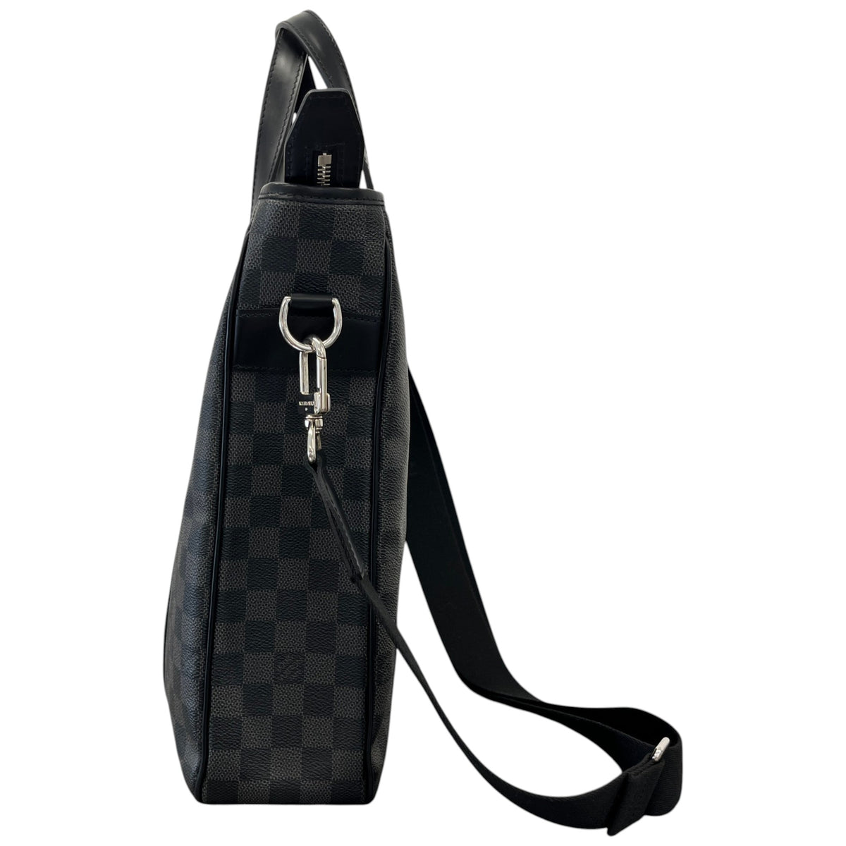 Men's Damier Graphite Tadao Travel Bag Charcoal - Photo 7