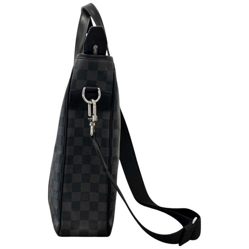 Men's Damier Graphite Tadao Travel Bag Charcoal