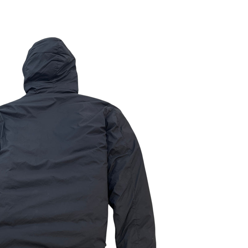 Men's Lodge Hoody Down Jacket Black Size XL