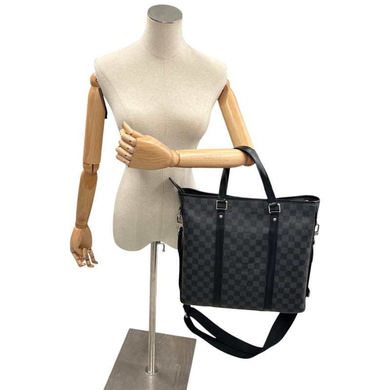 Men's Damier Graphite Tadao Travel Bag Charcoal