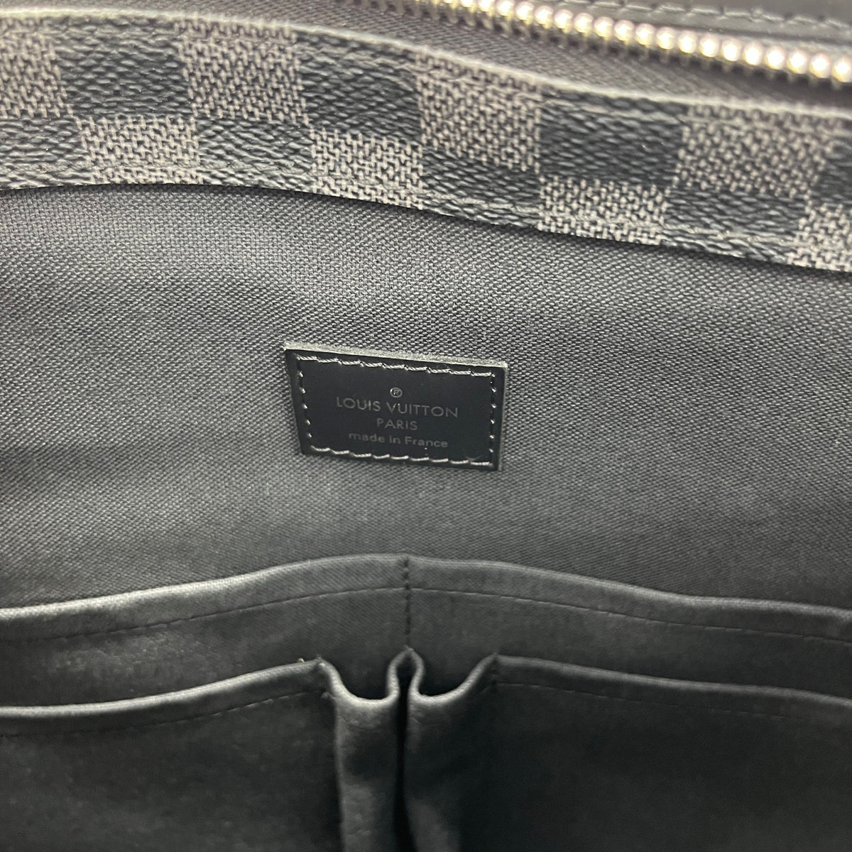 Men's Damier Graphite Tadao Travel Bag Charcoal - Photo 13