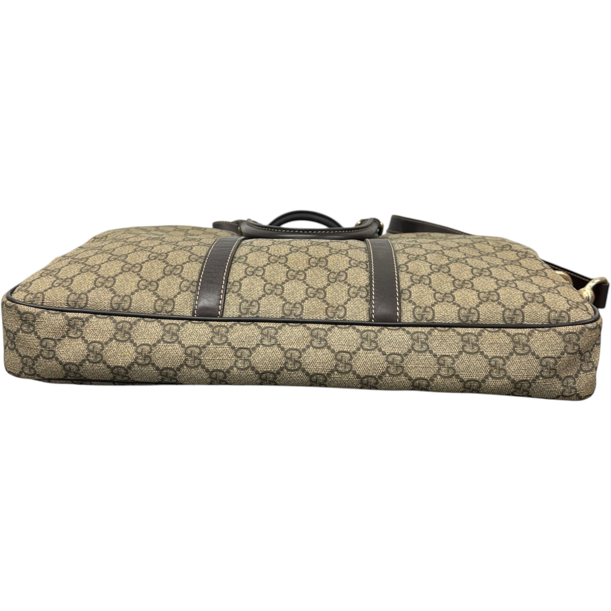 Men's GG Supreme Briefcase Brown - Photo 10