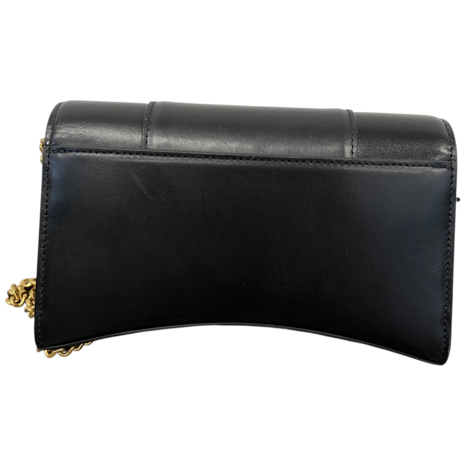 Women's Hourglass Wallet On Chain Bag Black - Photo 3