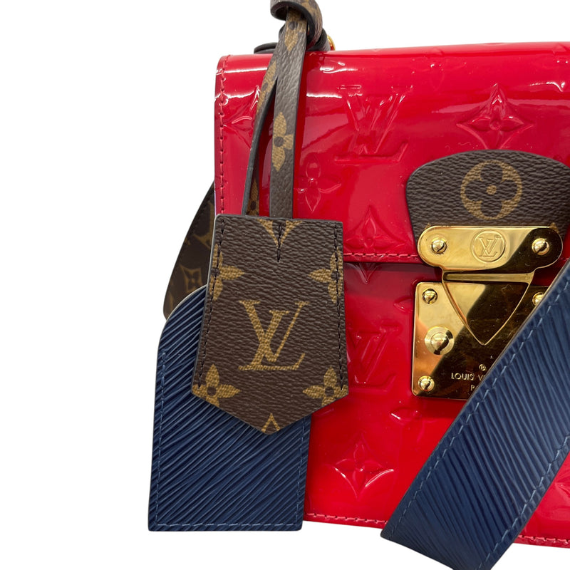 Women's Vernis Monogram Spring Street Scarlet Handbag Red