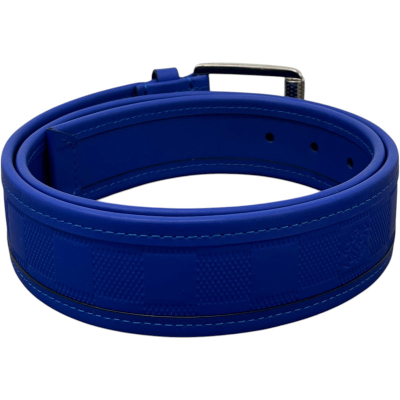 Men's Damier Belt Blue Size 30"