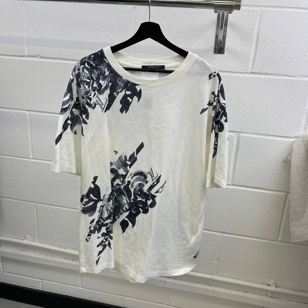 Men's Monogram Botanical T-Shirt White Size XXL - Photo 7