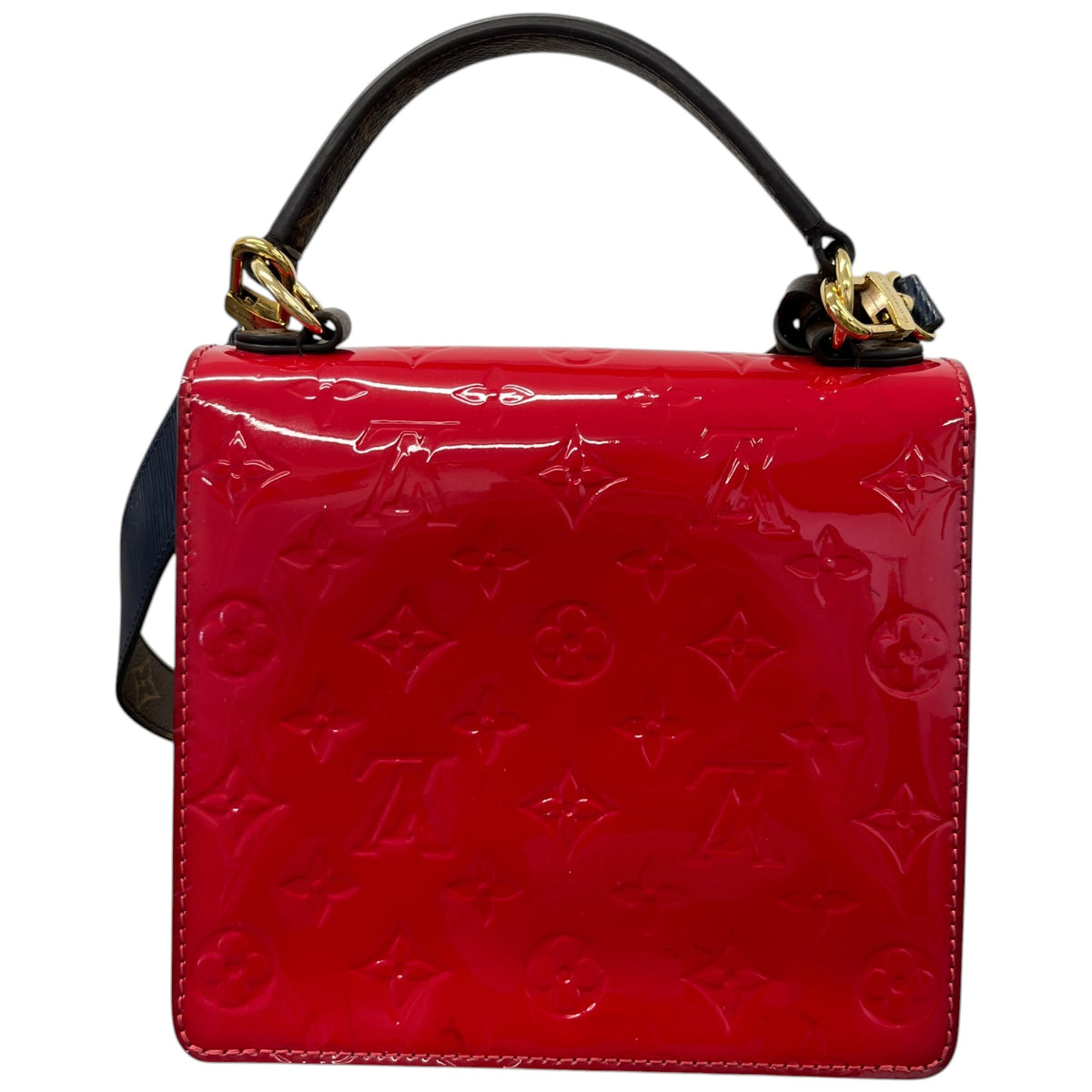 Women's Vernis Monogram Spring Street Scarlet Handbag Red - Photo 3