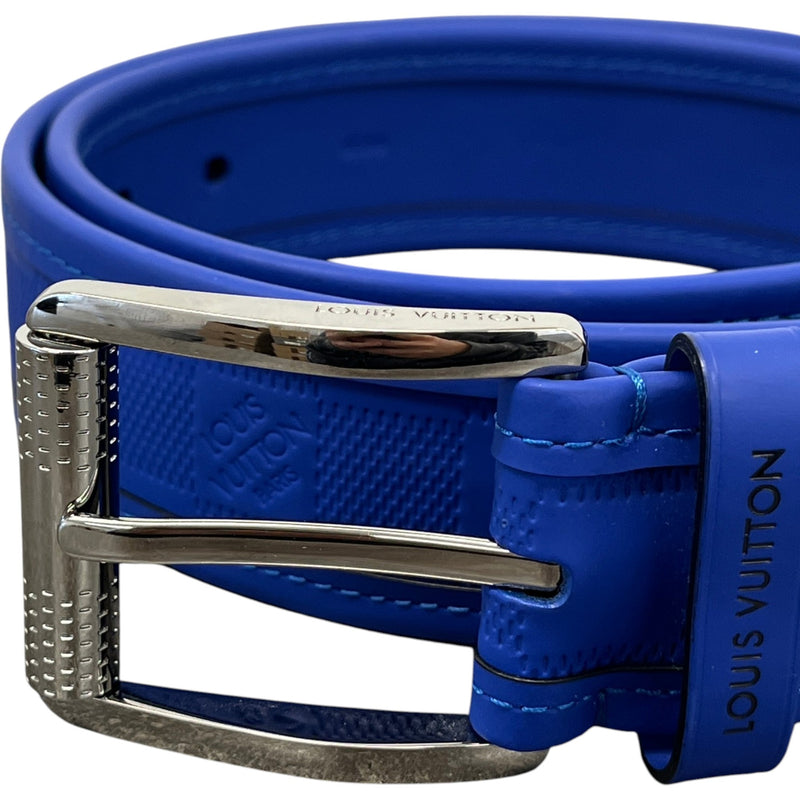 Men's Damier Belt Blue Size 30"