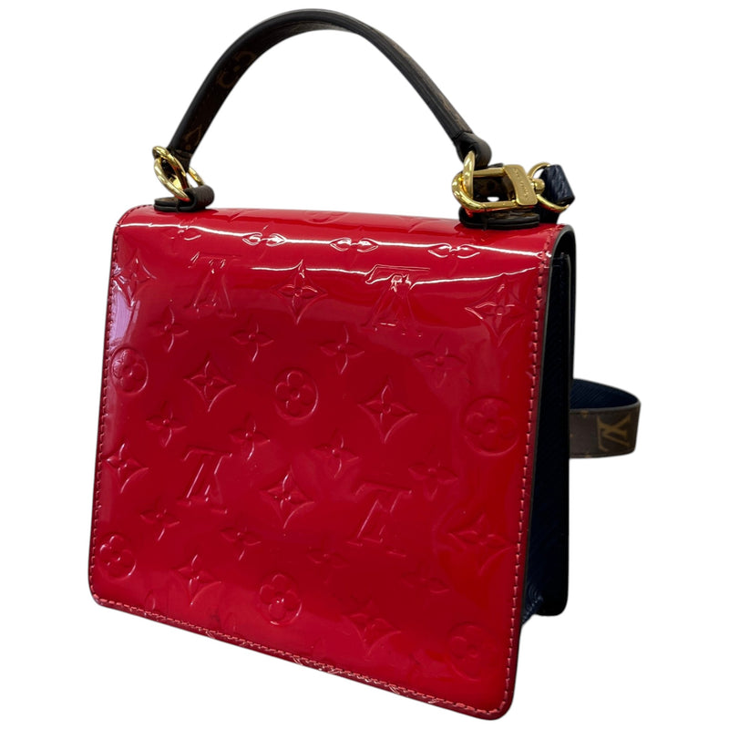 Women's Vernis Monogram Spring Street Scarlet Handbag Red