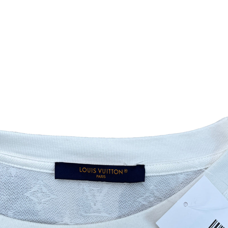 Men's Monogram Botanical T-Shirt White Size XXL